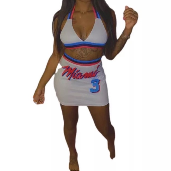 Miami Heat Bralette Set - Picture 1 of 1